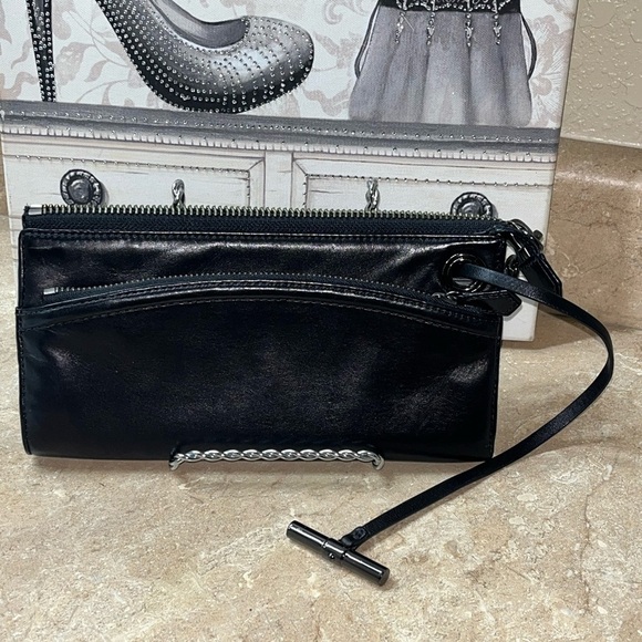 Reed Krakoff Leather Wristlet/Purse, Deep Blue&Black Color - Picture 16 of 16